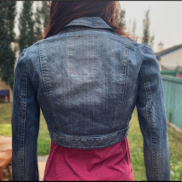 EDC (Espirit) cropped denim jacket - Picture 9 of 15